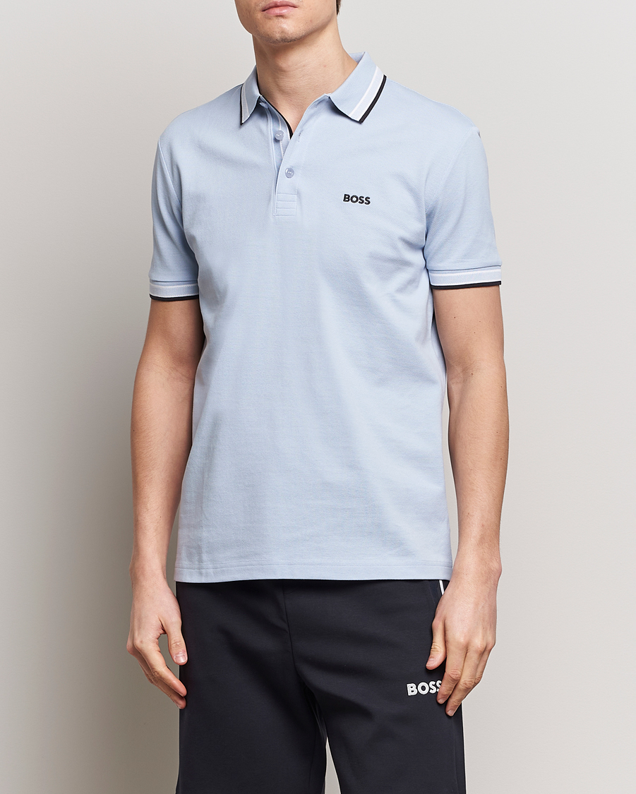 Heren | Nieuws | BOSS GREEN | Paddy Jersey Polo Light Blue