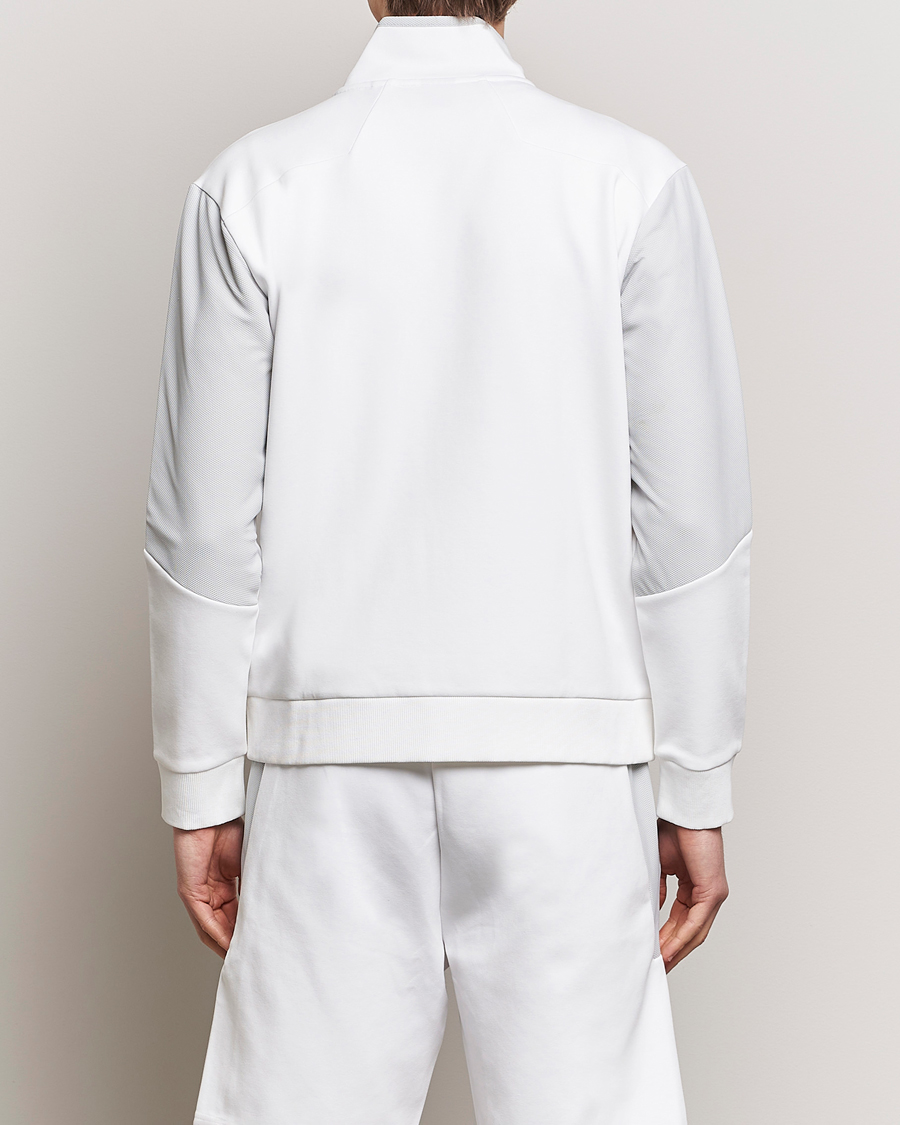 Heren | Truien | BOSS GREEN | Skaz Full Zip Hoodie White