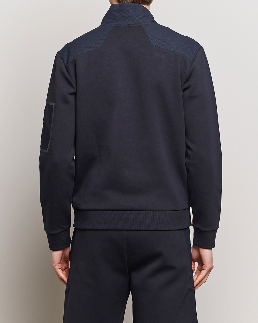 Heren | Truien | BOSS GREEN | Half Zip Sweatshirt Dark Blue