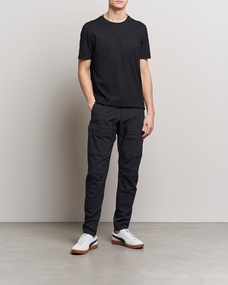 Heren | T-shirts | BOSS GREEN | Crew Neck T-Shirt Black