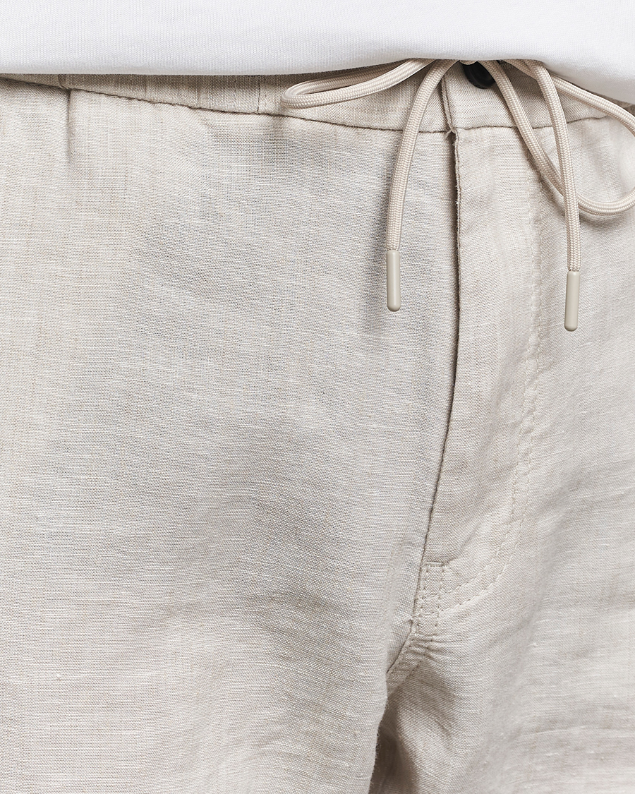 Heren | Broeken | BOSS ORANGE | Sanderson Linen Pants Light Beige
