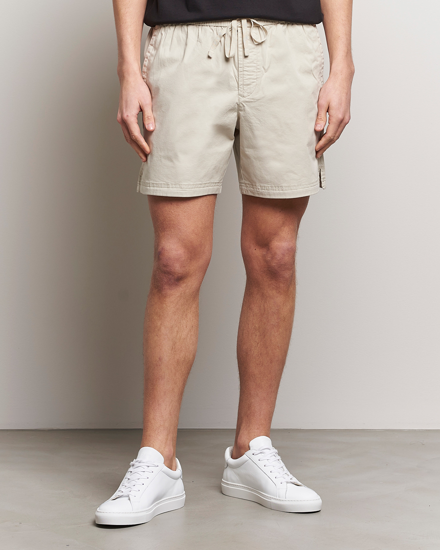 Heren | Sweatshorts | BOSS ORANGE | Sandrew Cotton Shorts Light Beige