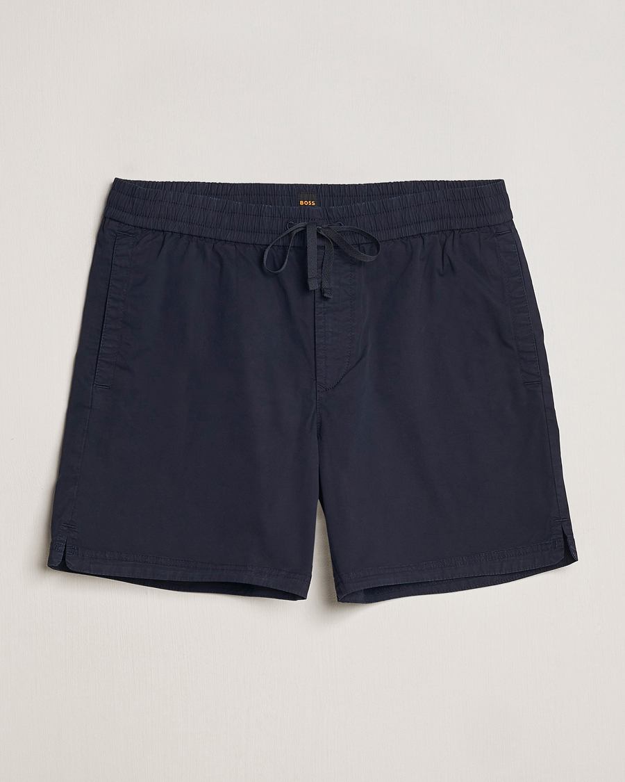 Heren | Korte broek | BOSS ORANGE | Sandrew Cotton Shorts Dark Blue