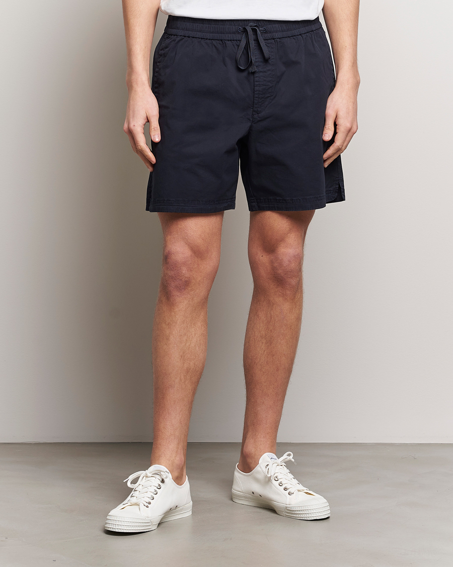 Heren |  | BOSS ORANGE | Sandrew Cotton Shorts Dark Blue
