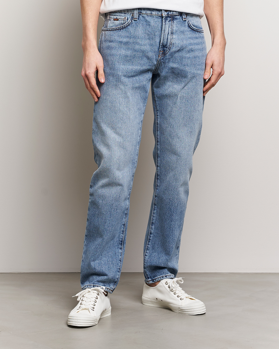 Heren | Blauwe jeans | BOSS ORANGE | Re.Maine Jeans Aqua