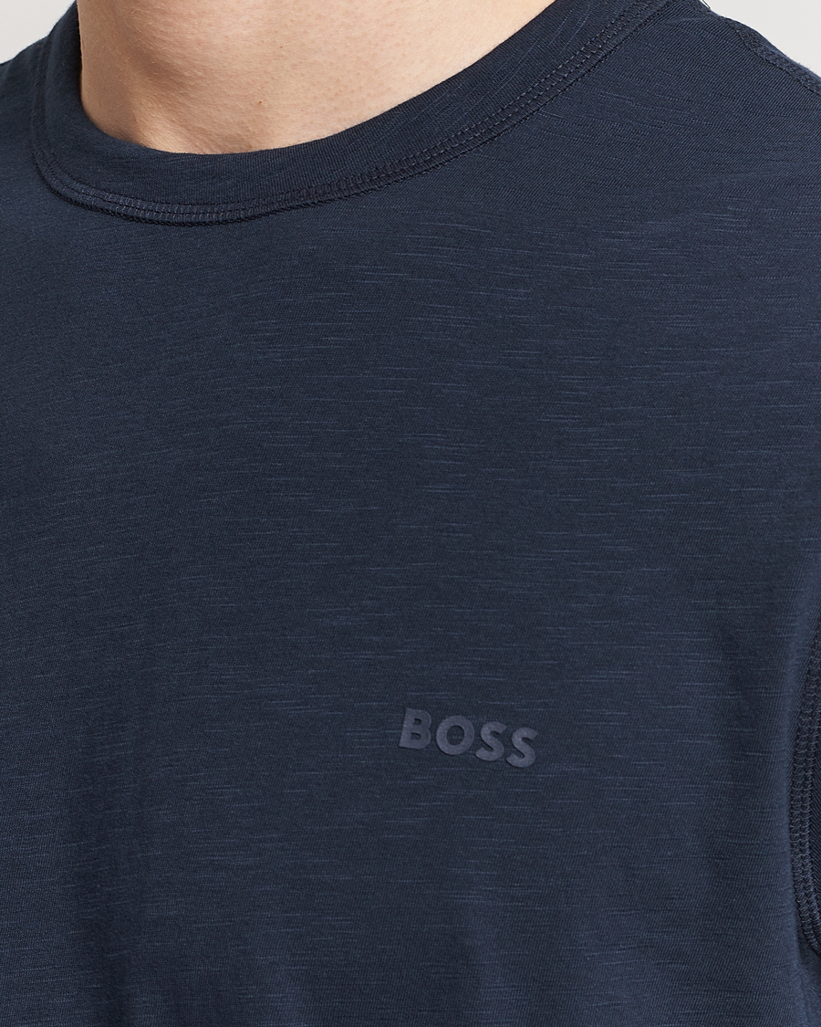Heren | T-shirts | BOSS ORANGE | Tegood Crew Neck T-Shirt Dark Blue