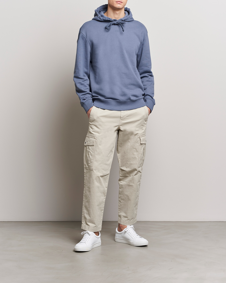 Heren | Truien | HUGO | Dapo Hoodie Open Blue