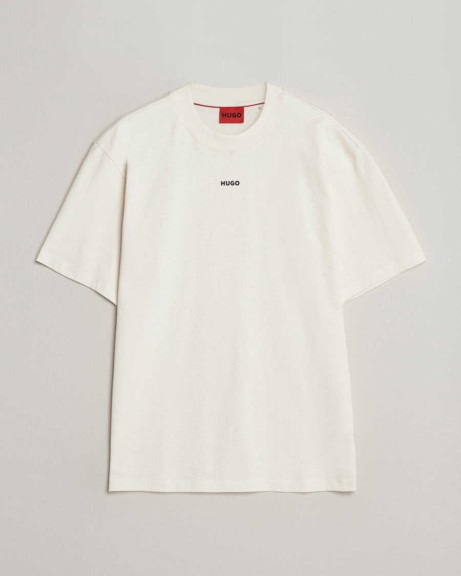 Heren |  | HUGO | Dapolino Crew Neck T-Shirt Open White