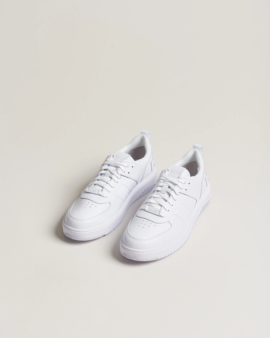 Heren | Schoenen | HUGO | Kilian Leather Sneaker White