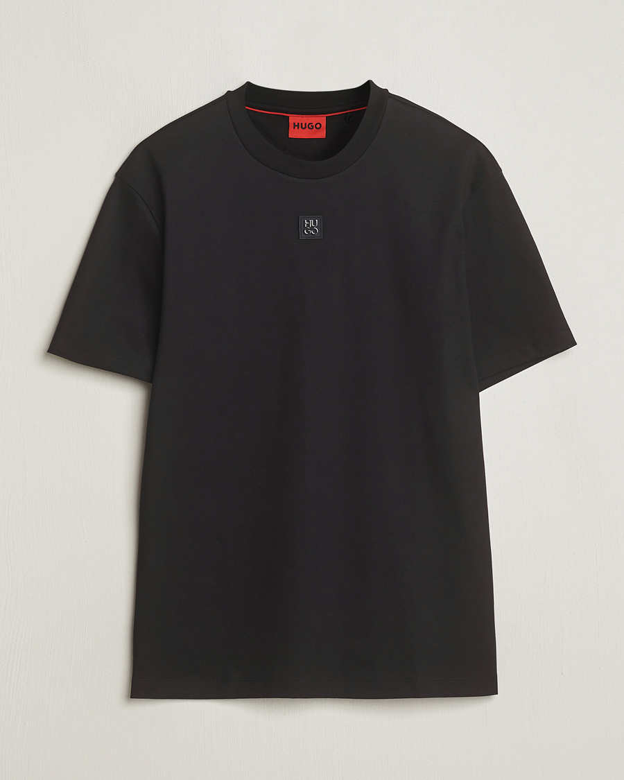 Heren |  | HUGO | Dalile Logo Crew Neck T-Shirt Black