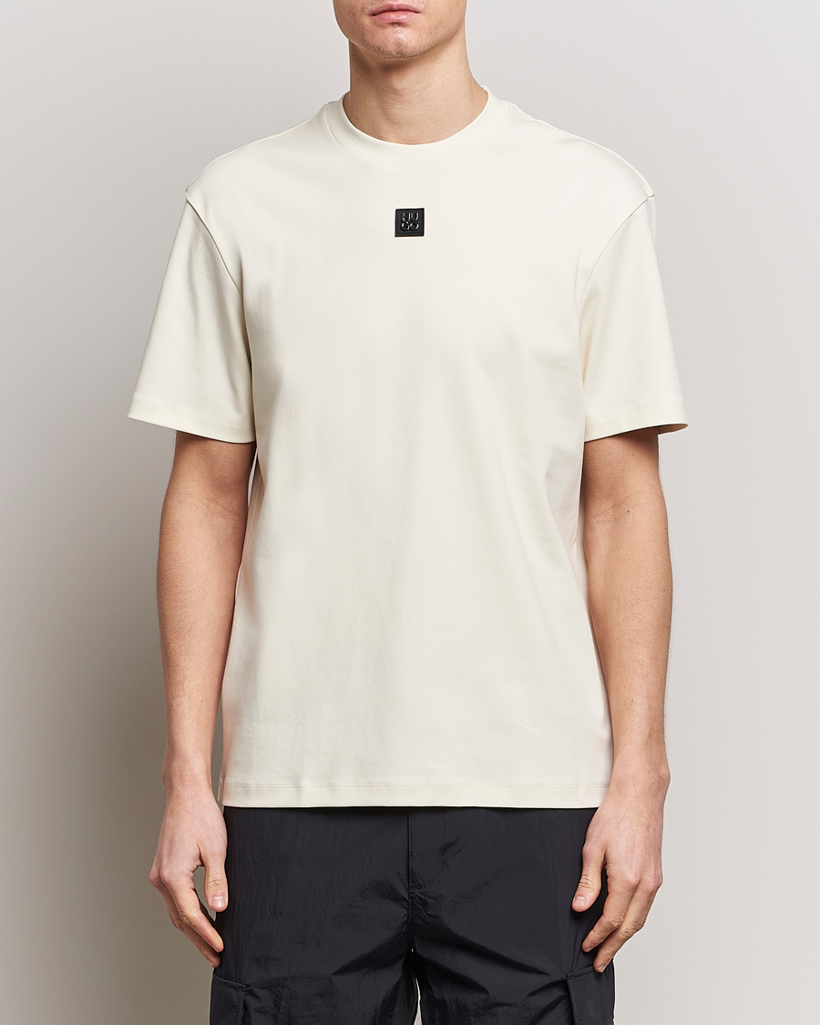 Heren | HUGO | HUGO | Dalile Logo Crew Neck T-Shirt Open White