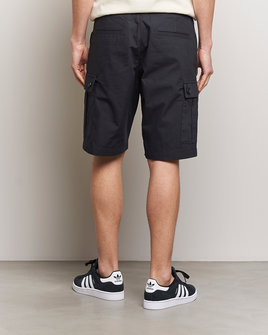 Heren | Korte broek | HUGO | Garlio Cotton Cargo Shorts Black