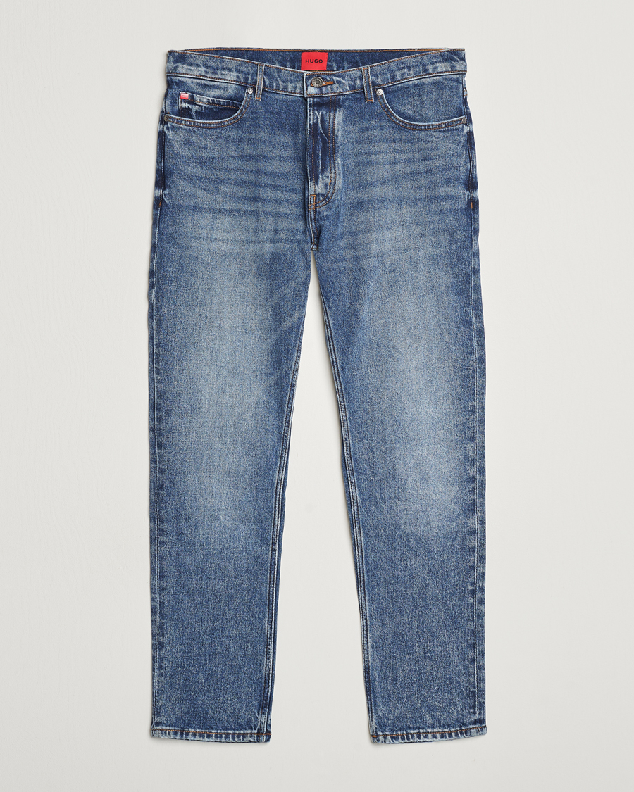 Heren | Jeans | HUGO | 634 Tapered Fit Jeans Bright Blue