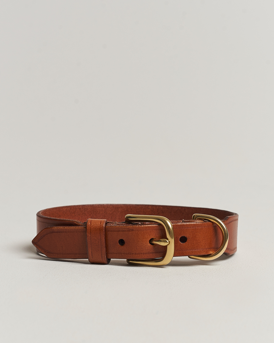 Heren | Hondenaccessoires | Tärnsjö Garveri | Leather Dog Collar Light Brown