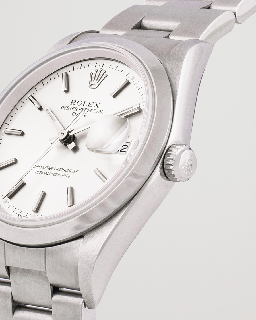 Heren | Rolex Pre-Owned Date 15200 Oyster Perpetual Silver | Rolex Pre-Owned | Date 15200 Oyster Perpetual Silver
