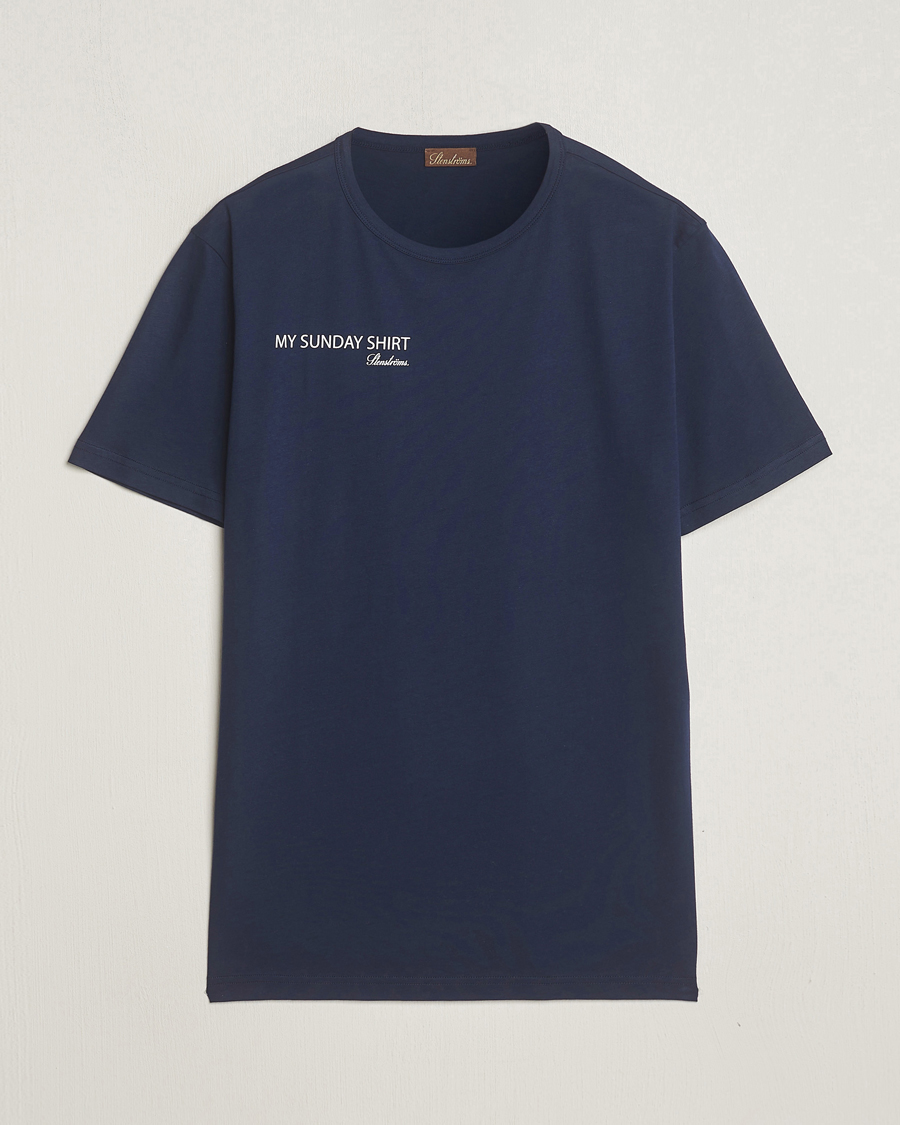 Heren | T-shirts | Stenströms | Sunday T-shirt Navy