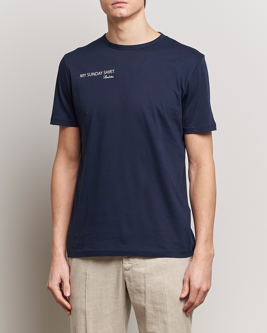 Heren | T-shirts | Stenströms | Sunday T-shirt Navy
