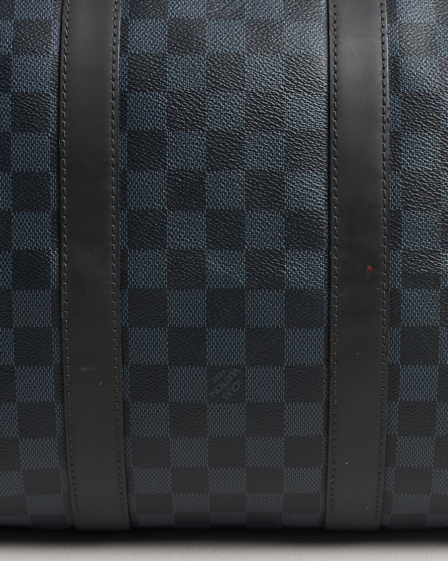 Heren | Louis Vuitton Pre-Owned Keepall Bandoulière 45 Damier Graphite | Louis Vuitton Pre-Owned | Keepall Bandoulière 45 Damier Graphite