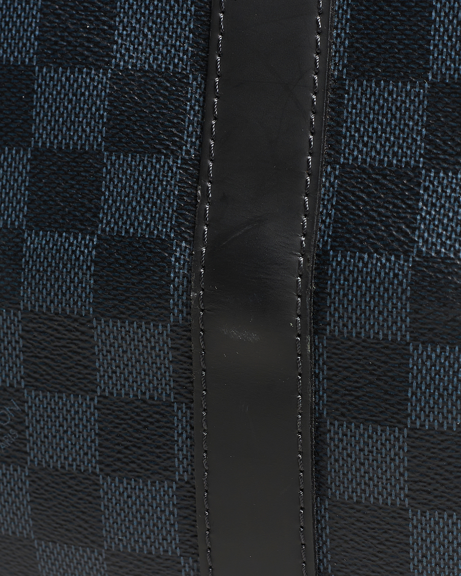 Heren | Louis Vuitton Pre-Owned Keepall Bandoulière 45 Damier Graphite | Louis Vuitton Pre-Owned | Keepall Bandoulière 45 Damier Graphite
