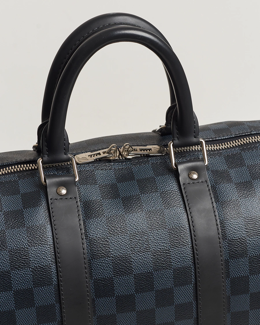 Heren | Louis Vuitton Pre-Owned Keepall Bandoulière 45 Damier Graphite | Louis Vuitton Pre-Owned | Keepall Bandoulière 45 Damier Graphite