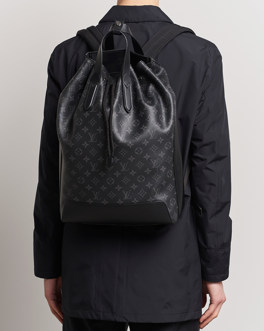 Heren | Pre-owned Accessoires | Louis Vuitton Pre-Owned | Explorer Backpack Monogram Eclipse