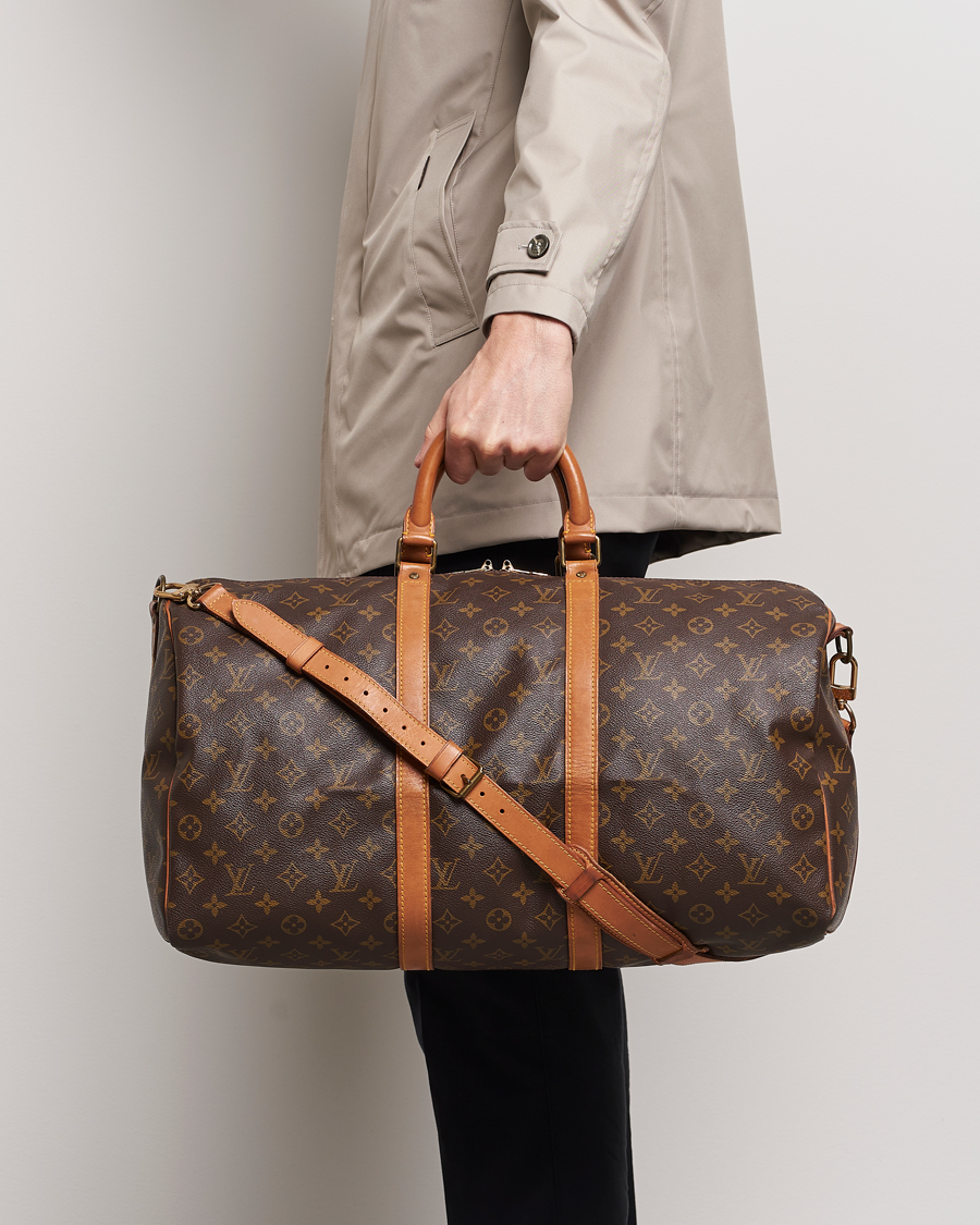 Heren | Pre-Owned & Vintage Bags | Louis Vuitton Pre-Owned | Keepall Bandoulière 50 Monogram 