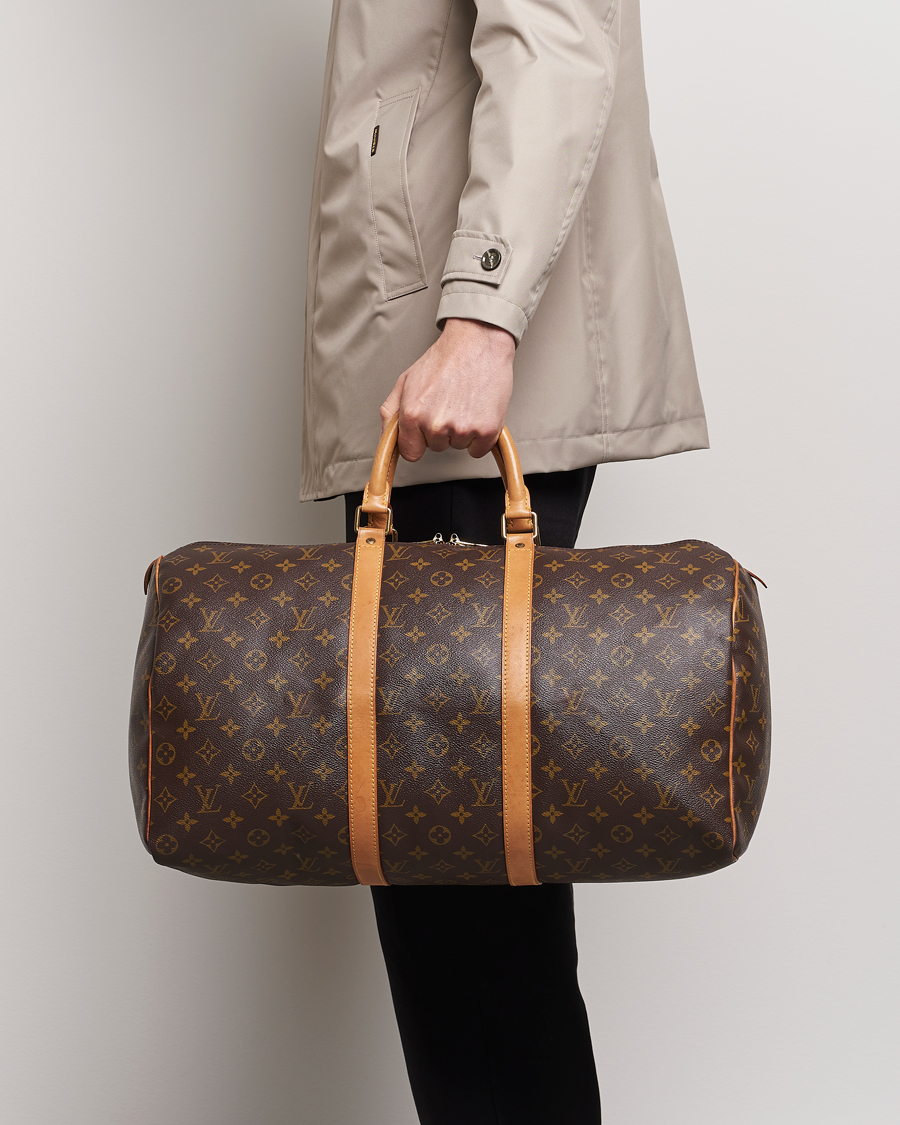 Heren | Louis Vuitton Pre-Owned | Louis Vuitton Pre-Owned | Keepall 50 Bag Monogram 