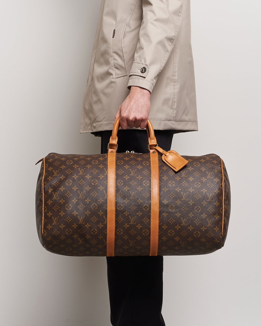 Heren |  | Louis Vuitton Pre-Owned | Keepall 55 Bag Monogram 