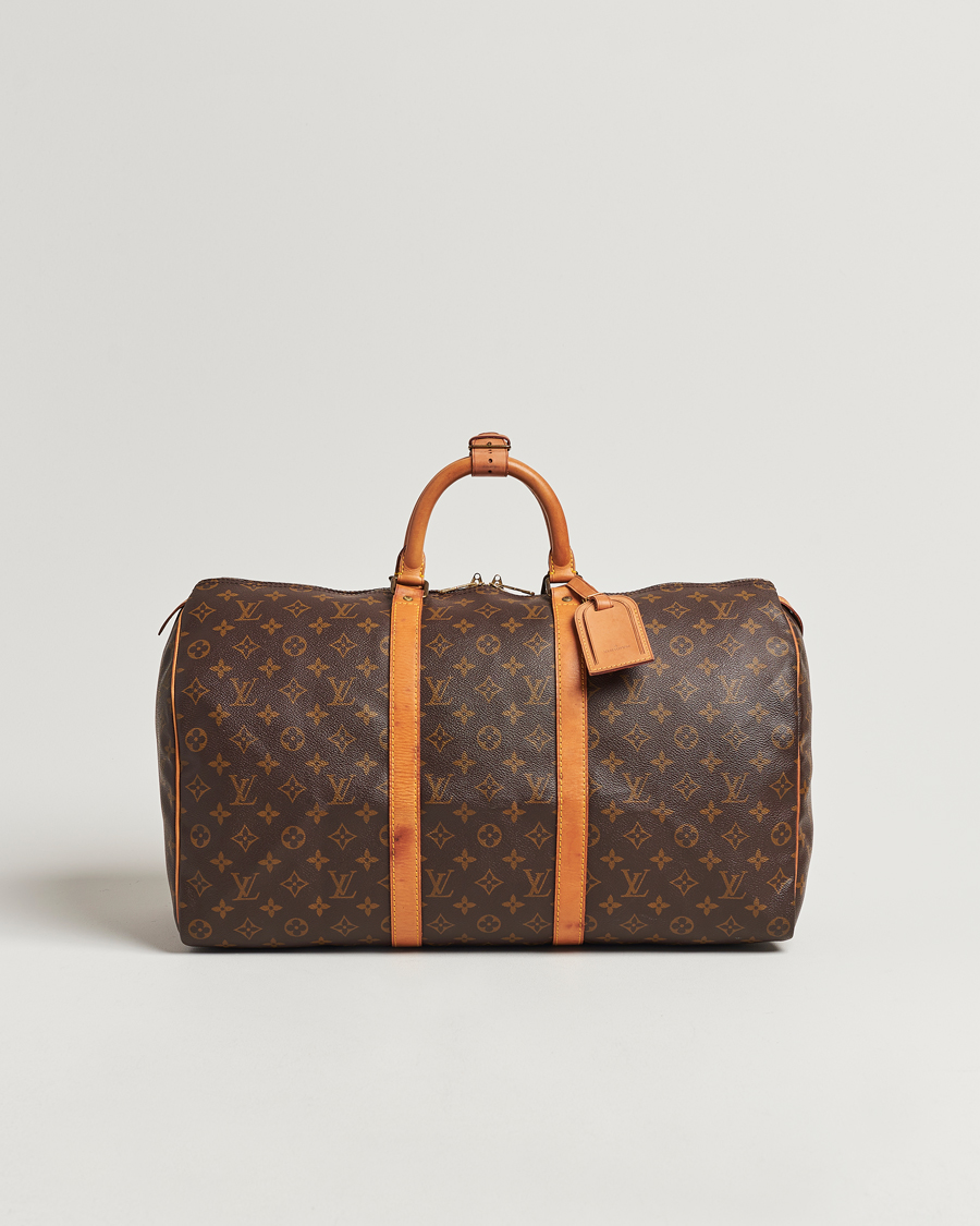 Heren | Louis Vuitton Pre-Owned Keepall 50 Bag Monogram | Louis Vuitton Pre-Owned | Keepall 50 Bag Monogram