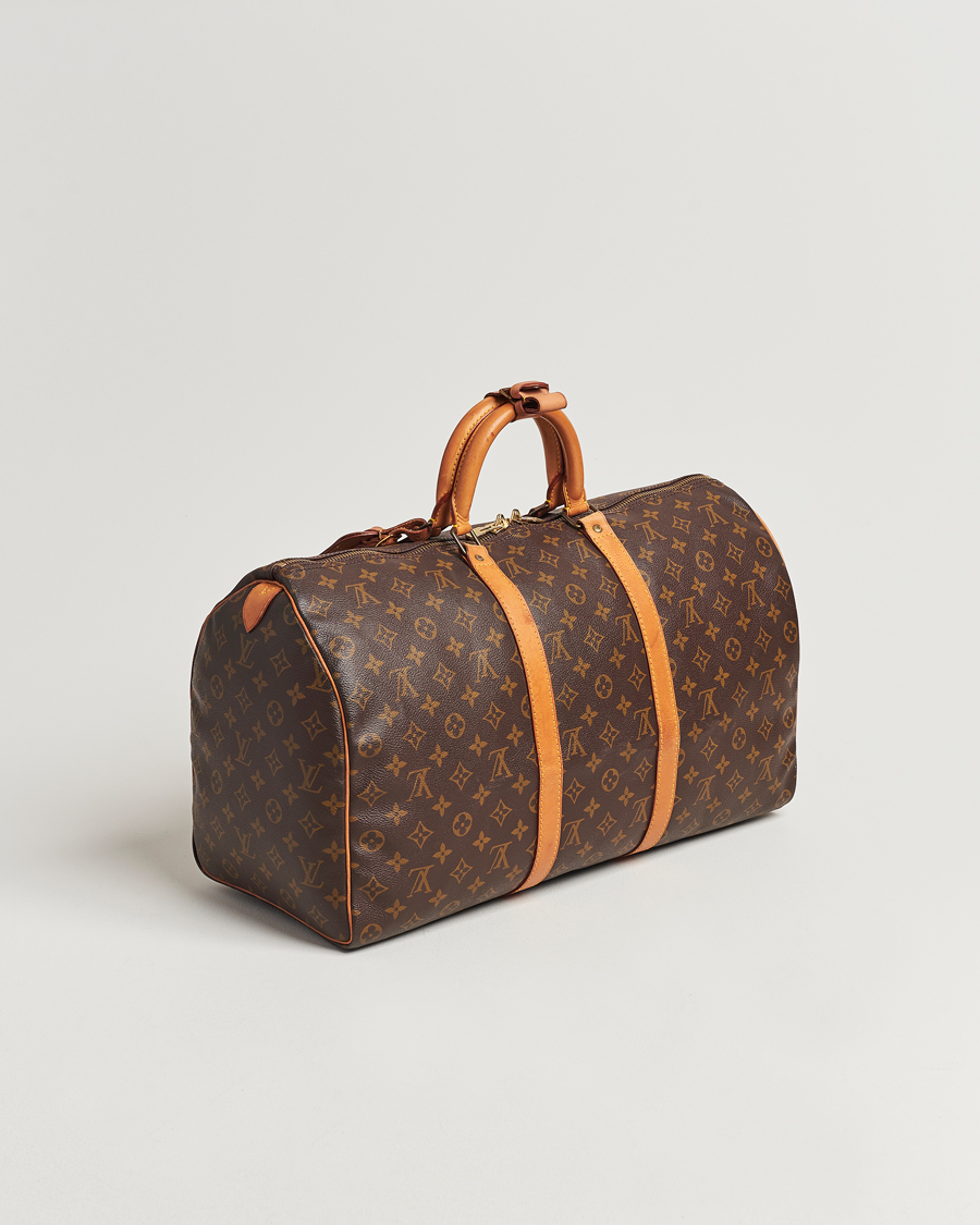 Heren | Louis Vuitton Pre-Owned Keepall 50 Bag Monogram | Louis Vuitton Pre-Owned | Keepall 50 Bag Monogram