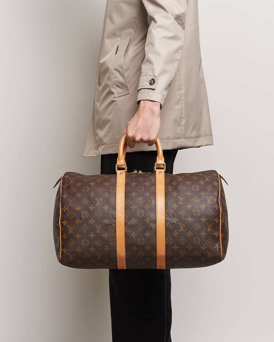 Heren |  | Louis Vuitton Pre-Owned | Keepall 45 Bag Monogram 