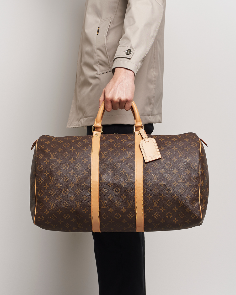 Herre | Pre-Owned & Vintage Bags | Louis Vuitton Pre-Owned | Keepall 50 Bag Monogram 