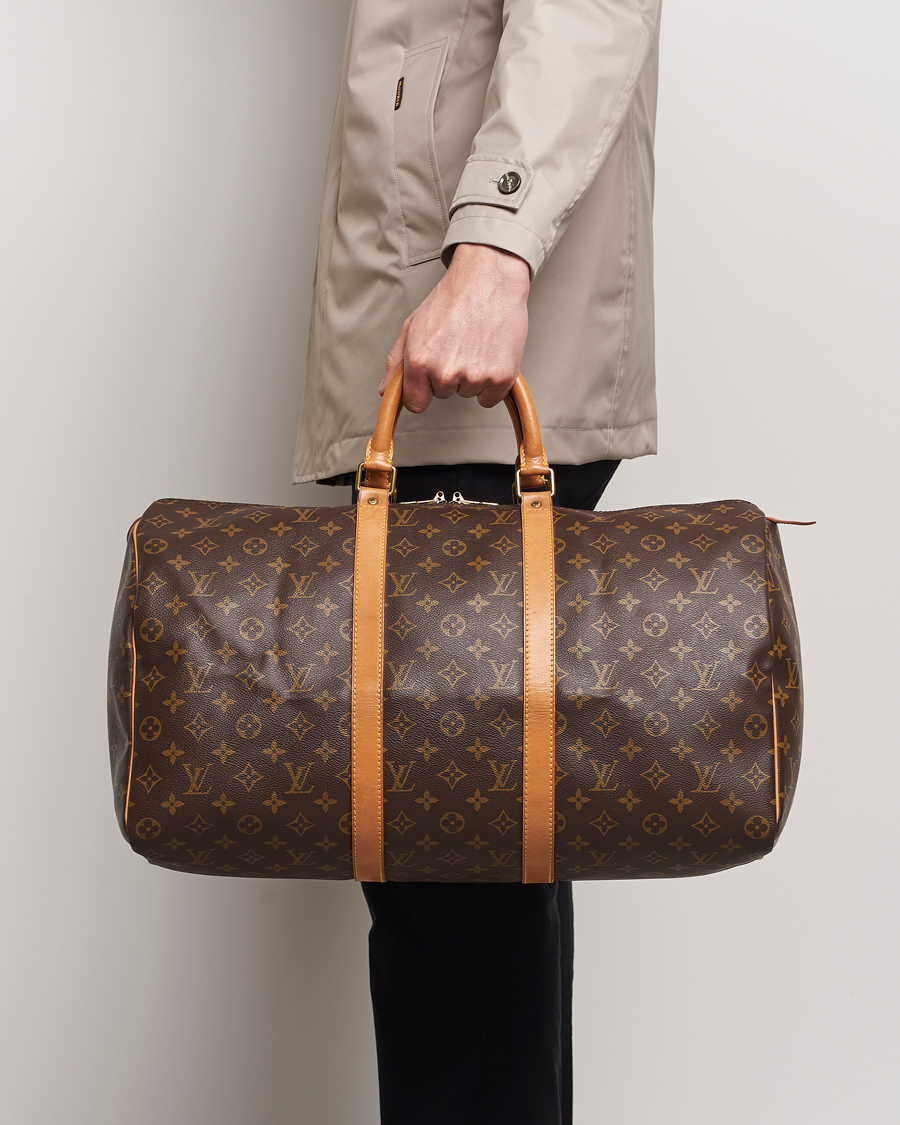 Heren | Louis Vuitton Pre-Owned | Louis Vuitton Pre-Owned | Keepall 50 Bag Monogram 