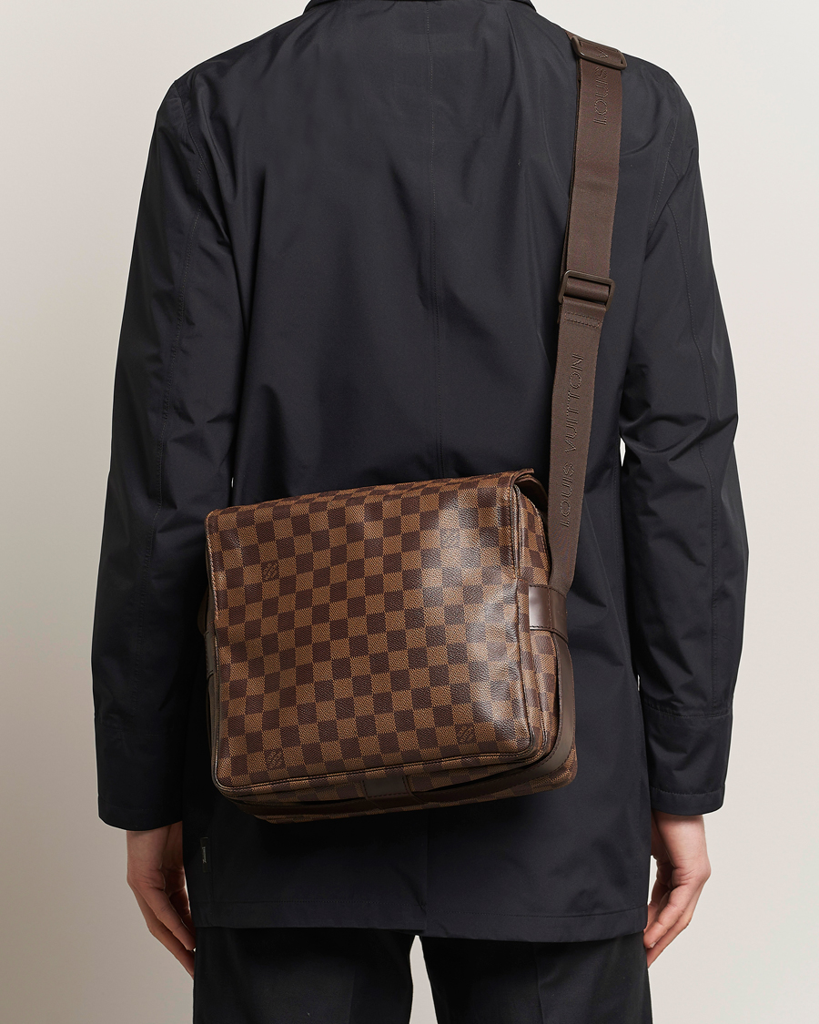 Heren |  | Louis Vuitton Pre-Owned | Naviglio Messenger Bag Damier Ebene 