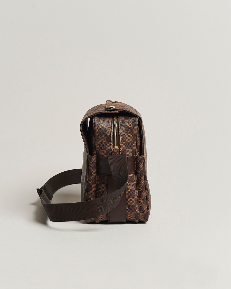 Heren | Louis Vuitton Pre-Owned Naviglio Messenger Bag Damier Ebene  | Louis Vuitton Pre-Owned | Naviglio Messenger Bag Damier Ebene 