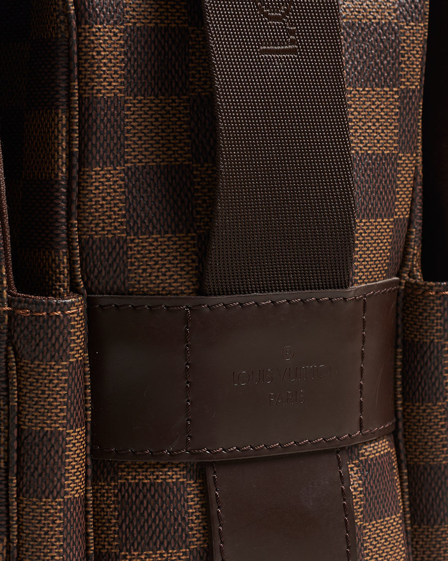 Heren | Louis Vuitton Pre-Owned Naviglio Messenger Bag Damier Ebene  | Louis Vuitton Pre-Owned | Naviglio Messenger Bag Damier Ebene 
