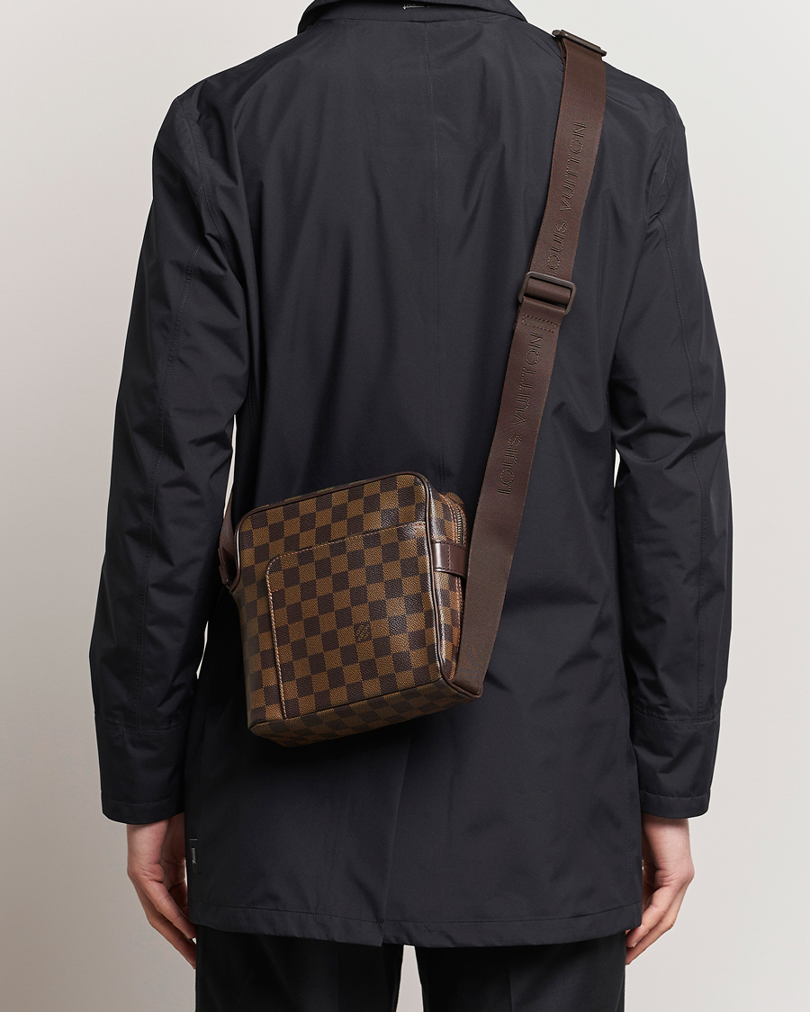 Heren |  | Louis Vuitton Pre-Owned | Olaf Shoulder Bag Damier Ebene 