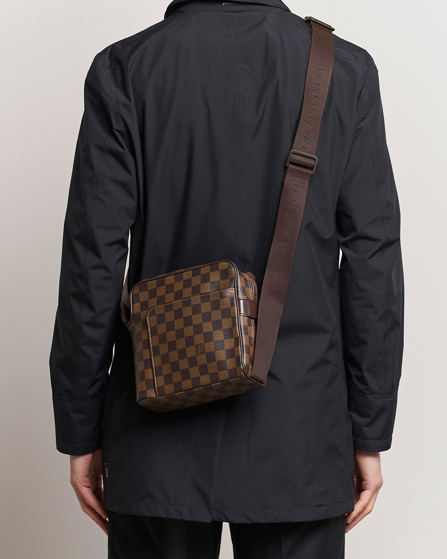 Heren | Louis Vuitton Pre-Owned | Louis Vuitton Pre-Owned | Olaf Shoulder Bag Damier Ebene 