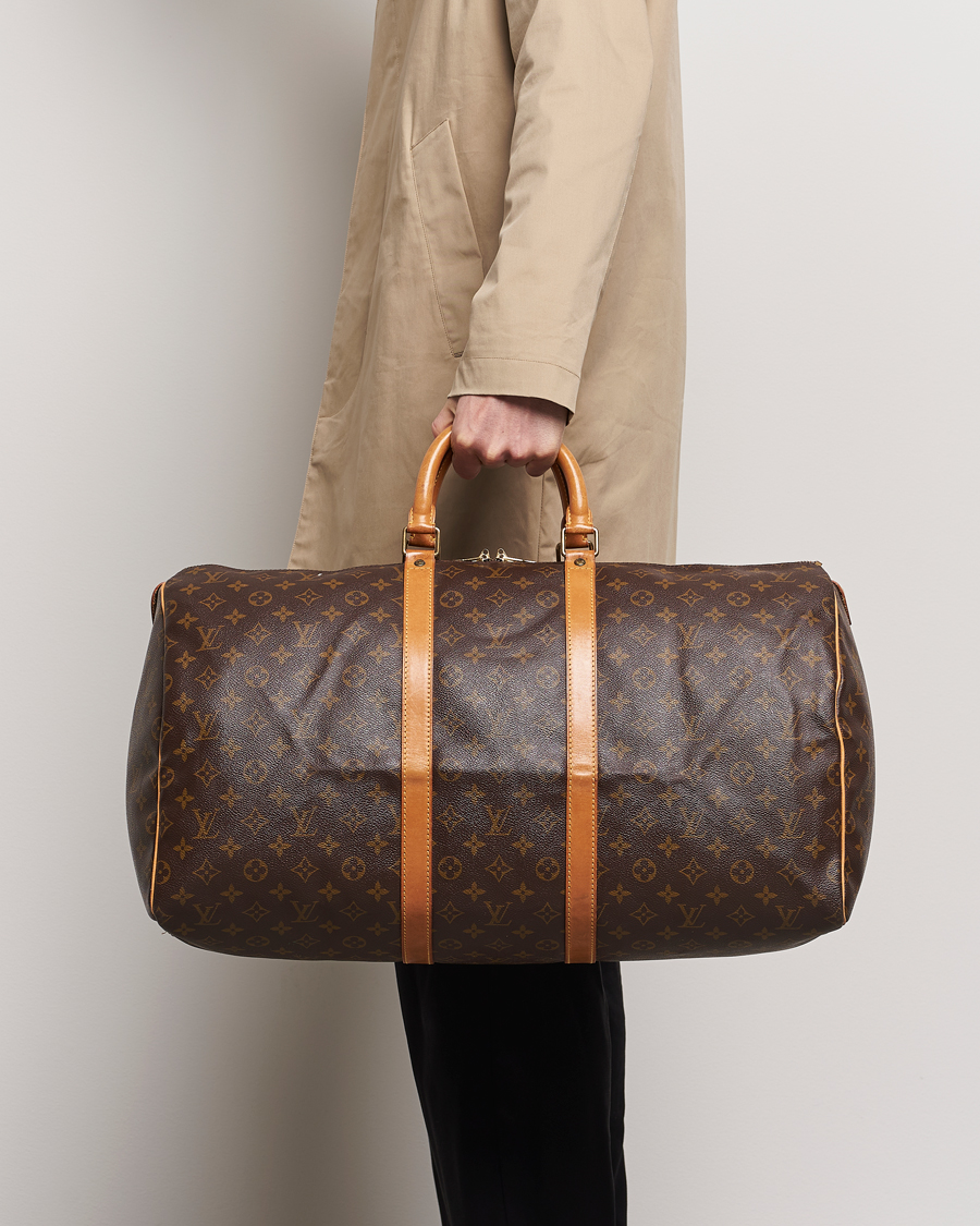 Heren | Pre-Owned & Vintage Bags | Louis Vuitton Pre-Owned | Keepall 55 Bag Monogram 