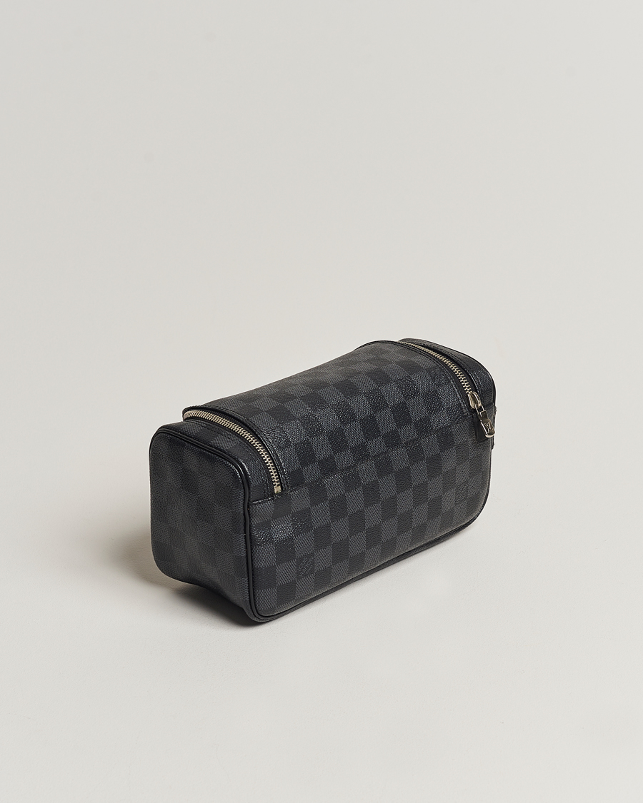 Heren | Pre-Owned & Vintage Bags | Louis Vuitton Pre-Owned | Toiletry Bag Damier Graphite