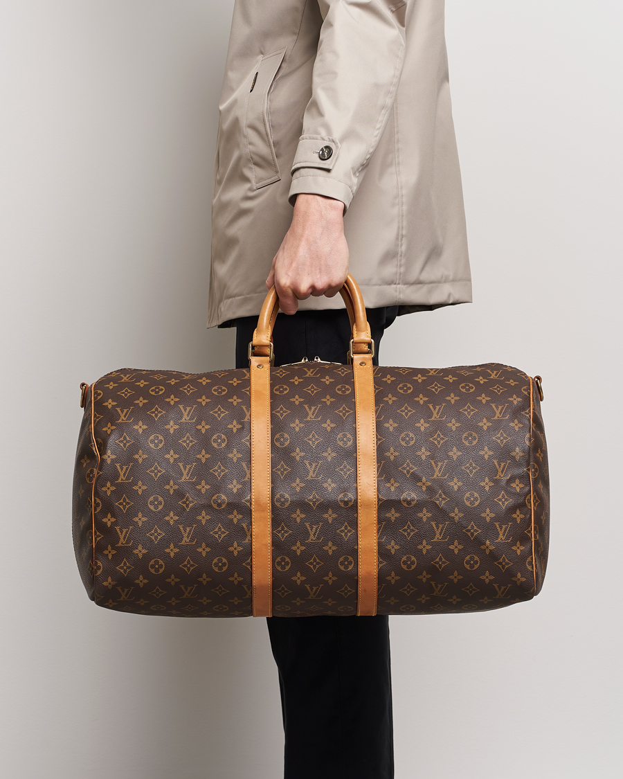 Heren | Pre-owned Accessoires | Louis Vuitton Pre-Owned | Keepall Bandoulière 55 Monogram 