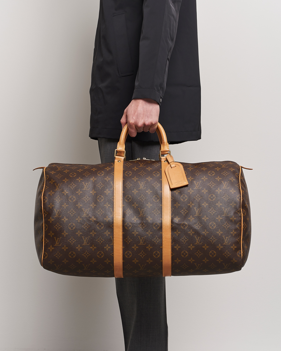 Heren | Pre-Owned & Vintage Bags | Louis Vuitton Pre-Owned | Keepall 55 Monogram 