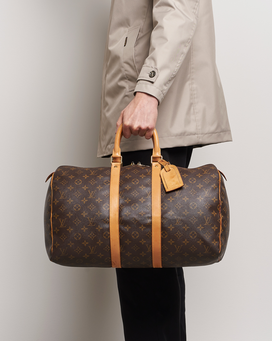 Heren | Pre-Owned & Vintage Bags | Louis Vuitton Pre-Owned | Keepall 45 Bag Monogram 