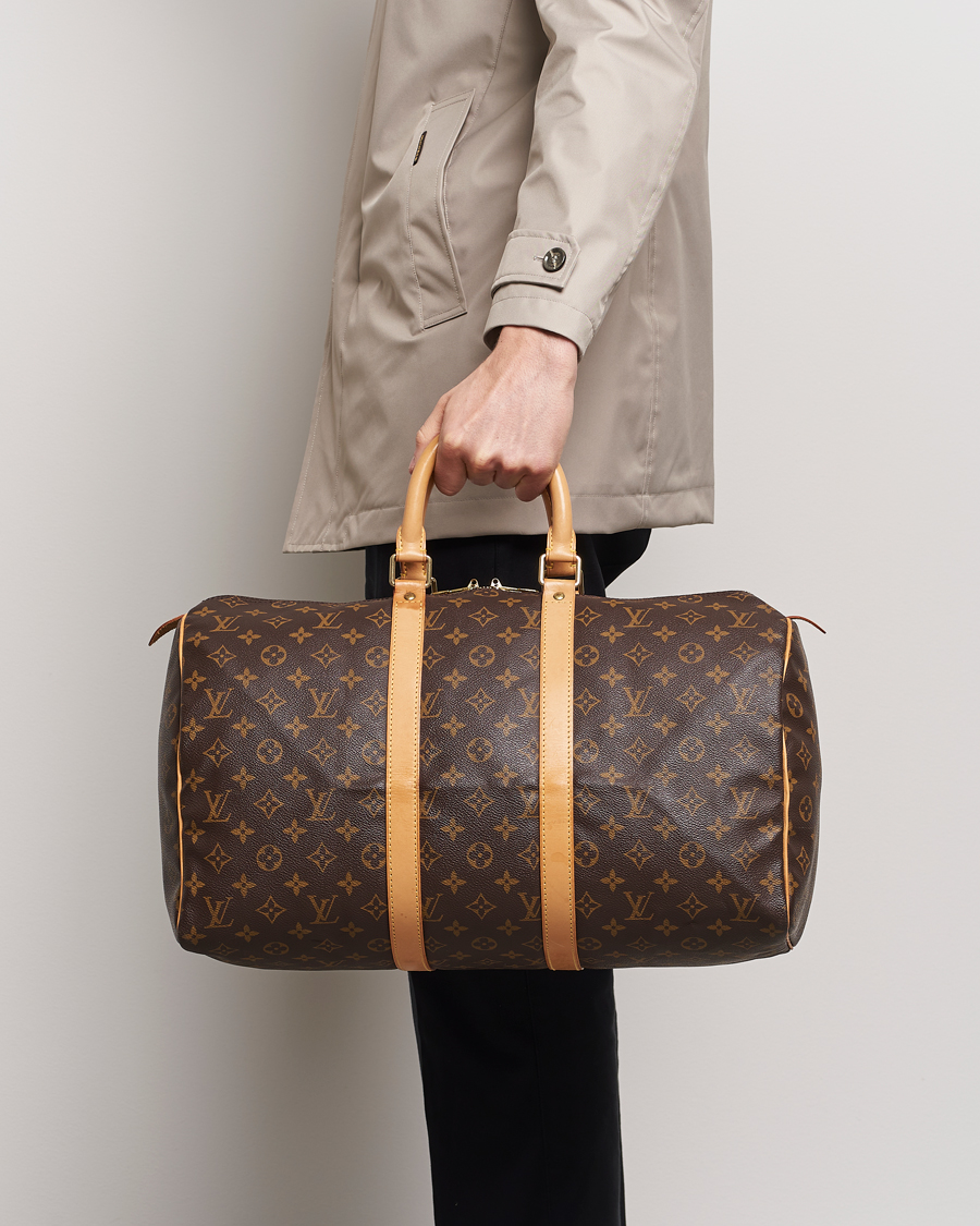 Heren |  | Louis Vuitton Pre-Owned | Keepall 45 Bag Monogram 