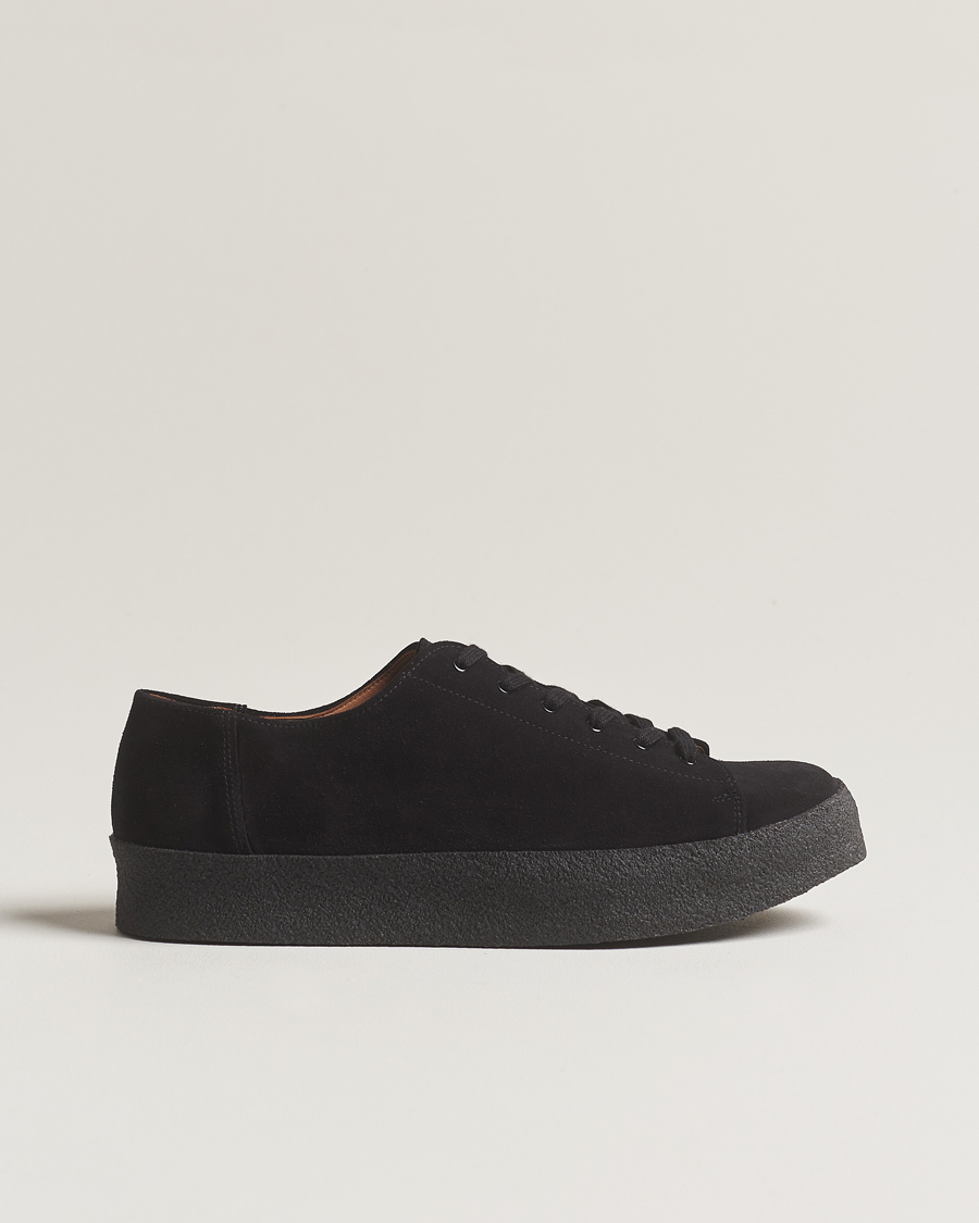 Heren | Sanders Ash Suede Monkey Shoe Black | Sanders | Ash Suede Monkey Shoe Black