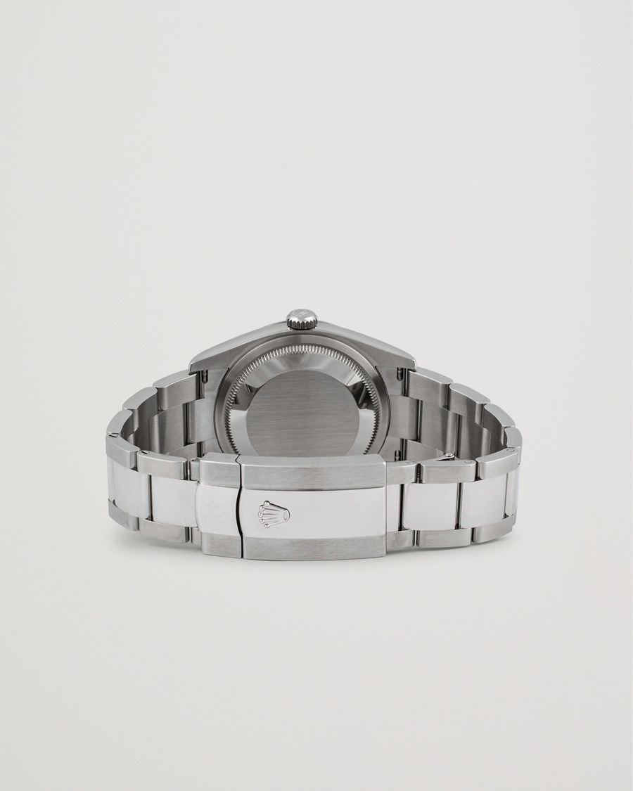 Heren | Rolex Pre-Owned Datejust Palm Motif 126200 Silver | Rolex Pre-Owned | Datejust Palm Motif 126200 Silver