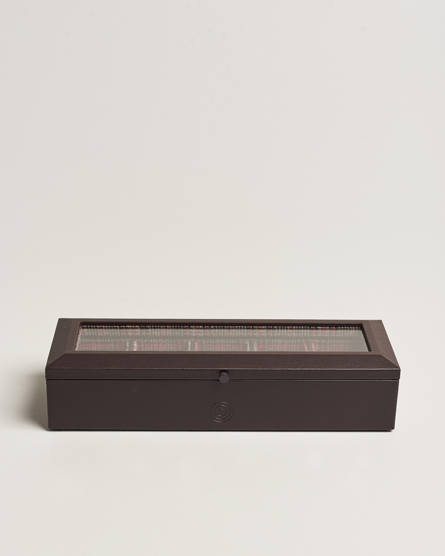 Men |  | WOLF | WM Brown 5 Piece Watch Box Tweed Brown