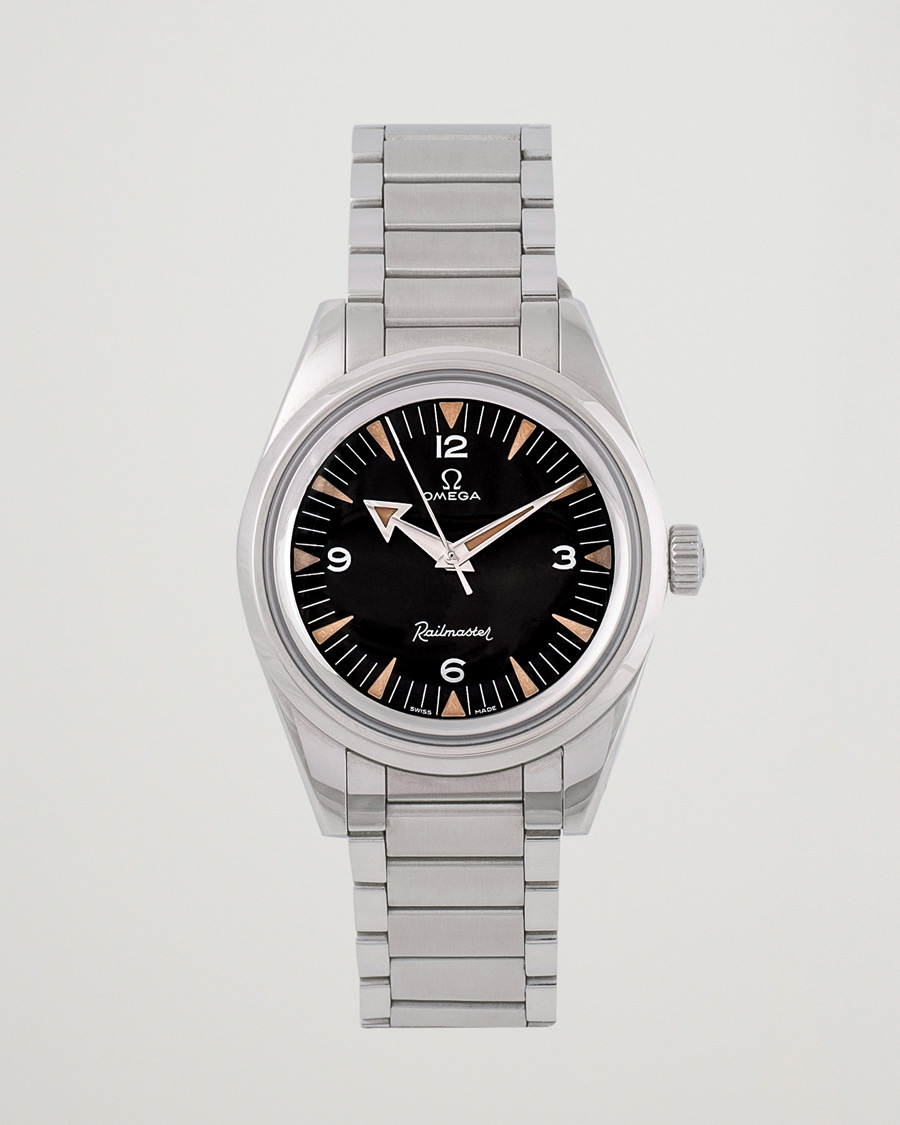 Heren | Omega Pre-Owned Railmaster The 1957 Trilogy Limited Edition Silver | Omega Pre-Owned | Railmaster The 1957 Trilogy Limited Edition Silver