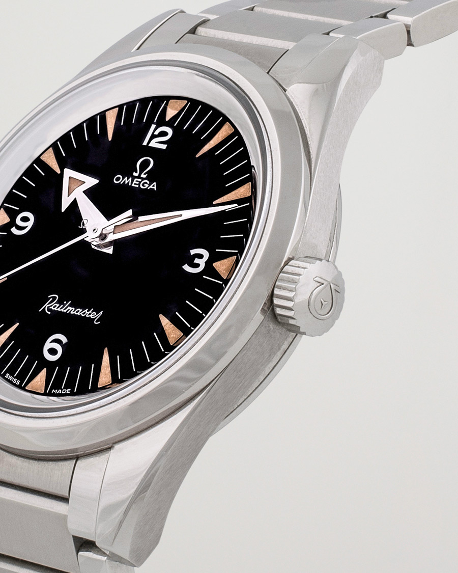 Heren | Omega Pre-Owned Railmaster The 1957 Trilogy Limited Edition Silver | Omega Pre-Owned | Railmaster The 1957 Trilogy Limited Edition Silver