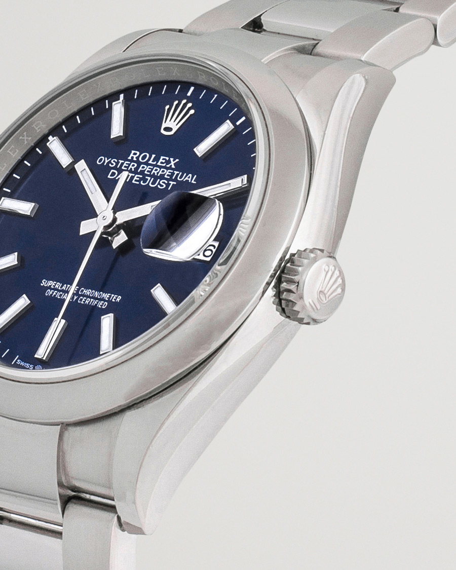 Heren | Rolex Pre-Owned Datejust Blue 126200 Silver | Rolex Pre-Owned | Datejust Blue 126200 Silver